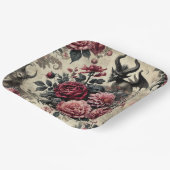 🔥 Rose Crematory – Gothic Victorian ペーパープレート (傾斜あり)