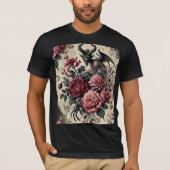 🔥 Rose Crematory – Gothic Wearable Art Tシャツ (正面)