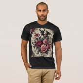 🔥 Rose Crematory – Gothic Wearable Art Tシャツ (正面フル)