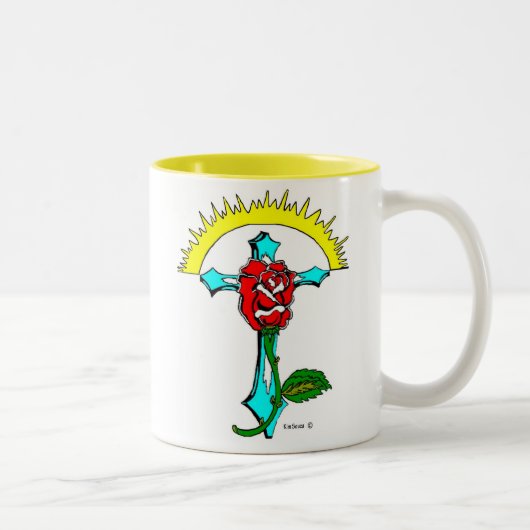 Rose_Crossのマグ ツートーンマグカップ (右)