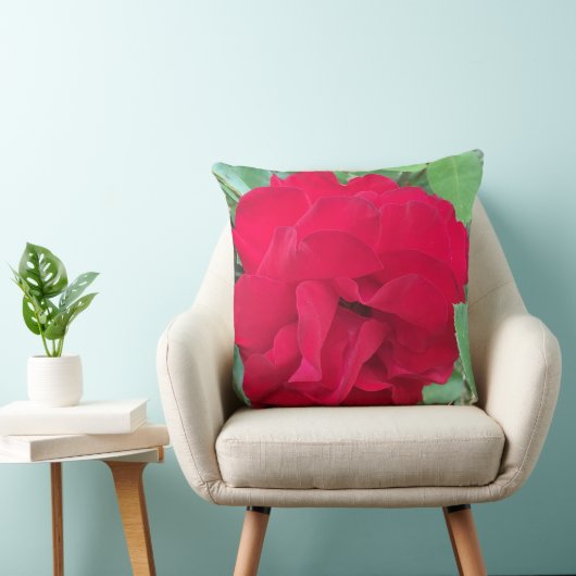 Rose délicate en photo クッション (椅子)