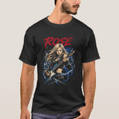 ROSÉ – Electric Rockstar Illustration Tシャツ (正面)