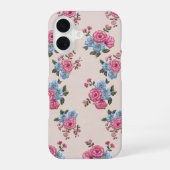 Rose embroidery texture iPhone16 case iPhone 16ケース (裏面)