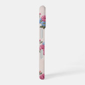 Rose embroidery texture iPhone16 case iPhone 16ケース (右側面)