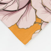 Rose Floral Fleece Blanket  フリースブランケット (角)