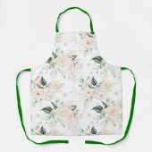 Rose Floral Garden Pattern エプロン (正面)