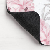 Rose flower pattern マウスパッド (コーナー)