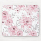 Rose flower pattern マウスパッド (正面)
