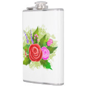 Rose Flowers Illustration フラスク (左)