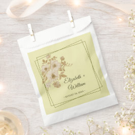 Rose Frame – セレスティアルイエローWedding フェイバーバッグ