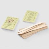 Rose Frame – Celestial Yellow Wedding ハンドファン (組立なし)