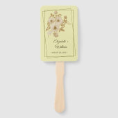 Rose Frame – Celestial Yellow Wedding ハンドファン (正面)