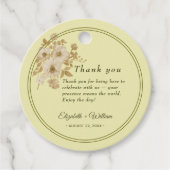 Rose Frame – Celestial Yellow Wedding フェイバータグ (正面)