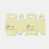 Rose Frame –  Celestial Yellow Wedding フェイバーボックス (折り畳みなし)