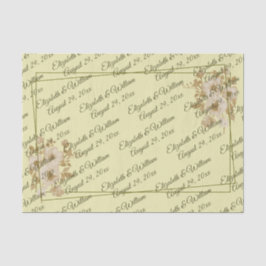 Rose Frame – Monogram Celestial Yellow Wedding 薄葉紙