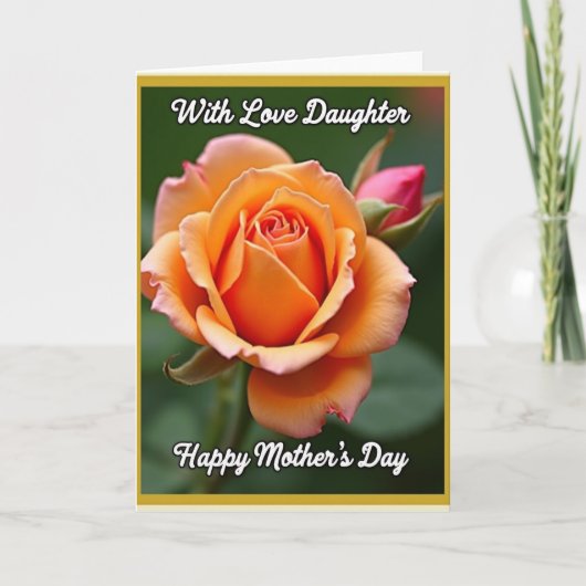Rose Garden Moms Day Card カード (正面)