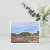 Rose Garden (Nagai Botanical Garden) ポストカード (スタンド正面)