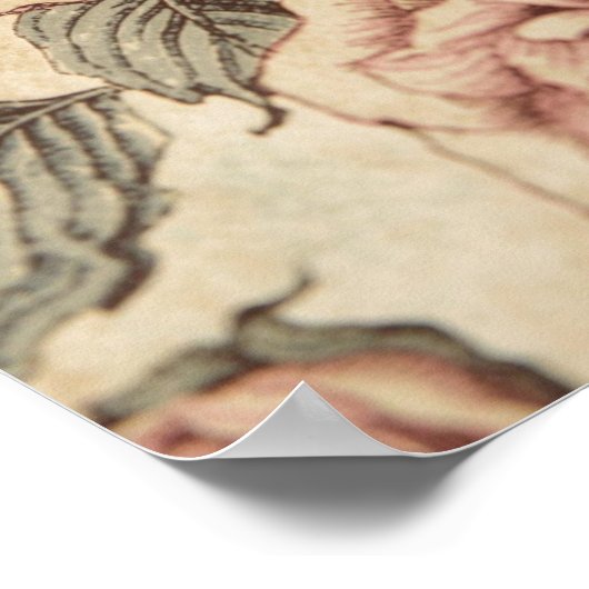 Rose Garden Sketch ポスター (角)