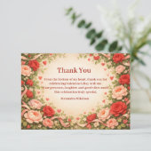 Rose Garden Valentine Party サンキューカード (スタンド正面)