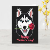 Rose Gift Mother Happy Day Card カード (黄色い花)