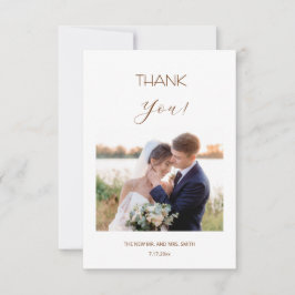Rose Gold 3D Flowers Roses Thank You Card サンキューカード