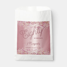 Rose Gold 80th Birthday Party  フェイバーバッグ