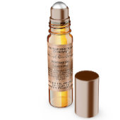 Rose Gold and Glitter Perfume Roller Bottle label スクエアシール