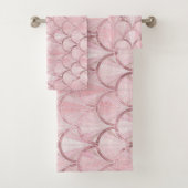Rose Gold Art Deco Luxury Pattern バスタオルセット (インサイチュ)