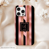 Rose Gold Black iPhoneケース13モダンラックスカスタム Case-Mate iPhoneケース