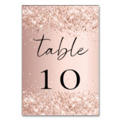 Rose gold blush  テーブルナンバー (裏面)