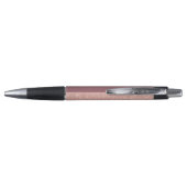 Rose Gold Blush Glitter Pen Gifts Personalize Text ボールペン (裏面)