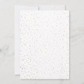 Rose Gold & Blush Pink Elegant Birthday Party  招待状 (裏面)