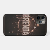 💖 Rose Gold “Brenda” Glow  Diamond Drip Glitter  Case-Mate iPhoneケース (裏面(横))