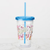 rose gold butterfly アクリルタンブラー (右)