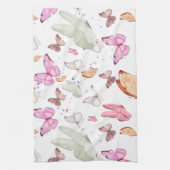 rose gold butterfly キッチンタオル (縦)