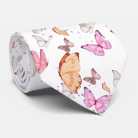 rose gold butterfly ネクタイ (ロール)