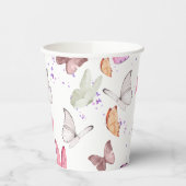 rose gold butterfly 紙コップ (左)