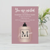 Rose Gold Custom Perfume Exchange Party 招待状 (スタンド正面)