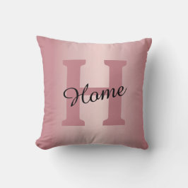 Rose Gold Custom Throw Pillow クッション