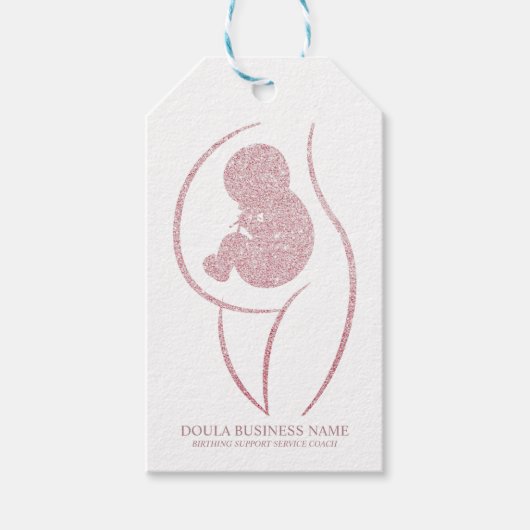 Rose Gold Doula Coach ギフトタグ (正面)