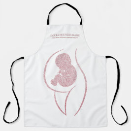 Rose Gold Doula & Postpartum Birth Coach エプロン