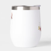 Rose Gold Floral Butterfly Custom Text (左面)