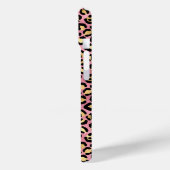 Rose Gold Foil Leopard Print Monogrammed Case-Mate iPhoneケース (裏面 / 左)