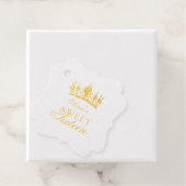 Rose Gold Foil Sweet 16 Sparkle Birthday フェイバータグ (箱)