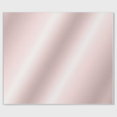 Rose Gold Glamour Elegant Template Glossy Gift ラッピングペーパー (フラット)