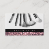 Rose Gold Glitter Beauty Salon 名刺 (正面)