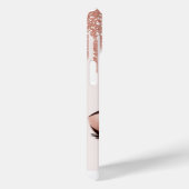 Rose Gold Glitter Drip Aesthetic ✨ Feminine Eye  Case-Mate iPhoneケース (裏面 / 右)