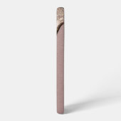 Rose Gold Glitter Drip – Glam Metallic Samsung Galaxyケース (左側面)