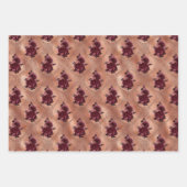 Rose Gold Gothic Halloween  ラッピングペーパーシート (正面3)