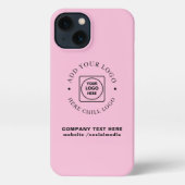 Rose Gold Gradient Custom Logo iphone case iPhoneケース (裏面)